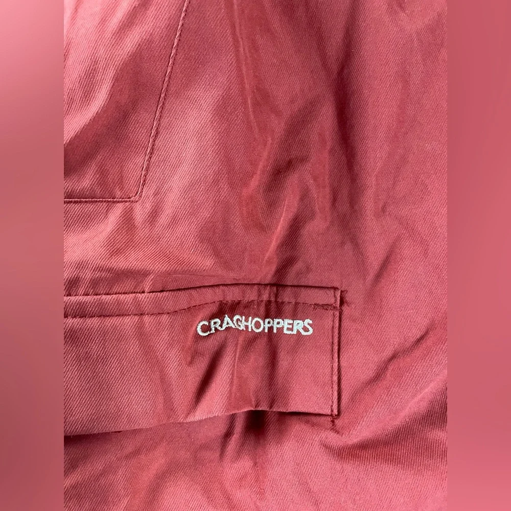 Craghoppers Aquadry Pullover Jacket Mens XL Faded Red Waterproof Windproof - Picture 10 of 16